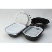一次性圆形透明餐盒 食品吸塑包装厂家定制上海御兴