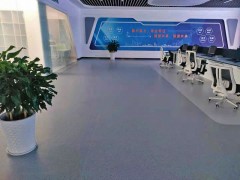 上海嘉定PVC塑胶地板施工 展厅PVC同质透心地板