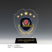 上海从警荣誉牌 光荣退休纪念杯 警局赠送离退休干警纪念品